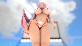 【MMD】Phone Number - Luka Thicc Bikini (Vocaloid)【4k60fps】