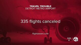 Travel trouble at metro airport