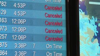 'Wait for me, leave a light on' | Storm disrupts travel plans for hundreds