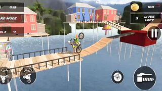 Real Bike Stunt Racing Games - Impossible Tracks Bike Race Game - Android Gameplay