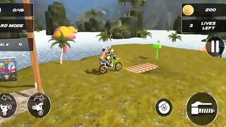 Real Bike Stunt Racing Games - Impossible Tracks Bike Race Game - Android Gameplay