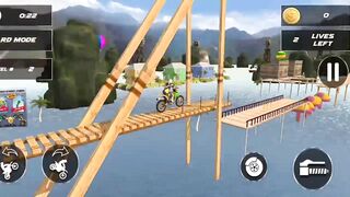 Real Bike Stunt Racing Games - Impossible Tracks Bike Race Game - Android Gameplay