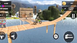 Real Bike Stunt Racing Games - Impossible Tracks Bike Race Game - Android Gameplay