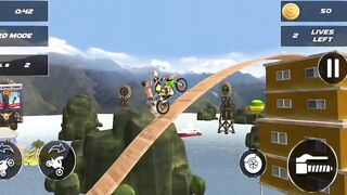 Real Bike Stunt Racing Games - Impossible Tracks Bike Race Game - Android Gameplay