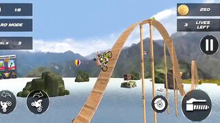 Real Bike Stunt Racing Games - Impossible Tracks Bike Race Game - Android Gameplay