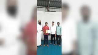 Director Kalyan Prizes distribution photos for Yoga competition