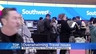 Travel chaos at DIA continues on Christmas Eve