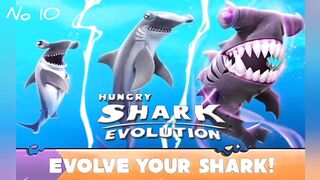 TOP 10 BEST SHARK GAMES! - Hungry Shark World