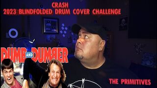 CRASH - The Primitives - 2023 Blindfolded Drum Cover Challenge @MikeFewMusic