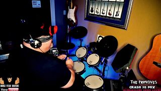 CRASH - The Primitives - 2023 Blindfolded Drum Cover Challenge @MikeFewMusic