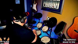 CRASH - The Primitives - 2023 Blindfolded Drum Cover Challenge @MikeFewMusic