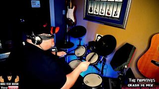 CRASH - The Primitives - 2023 Blindfolded Drum Cover Challenge @MikeFewMusic