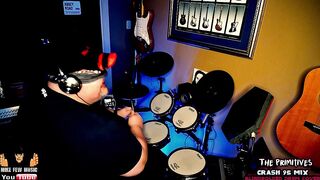 CRASH - The Primitives - 2023 Blindfolded Drum Cover Challenge @MikeFewMusic