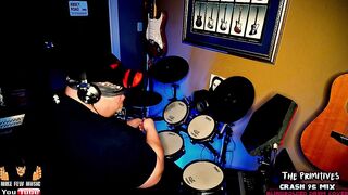 CRASH - The Primitives - 2023 Blindfolded Drum Cover Challenge @MikeFewMusic