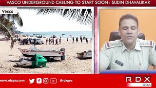 VASCO PI KAPIL NAYAK BRIEF ON TOURIST BRING CAR ON BOGMALO BEACH