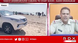 VASCO PI KAPIL NAYAK BRIEF ON TOURIST BRING CAR ON BOGMALO BEACH