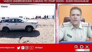 VASCO PI KAPIL NAYAK BRIEF ON TOURIST BRING CAR ON BOGMALO BEACH