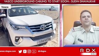 VASCO PI KAPIL NAYAK BRIEF ON TOURIST BRING CAR ON BOGMALO BEACH