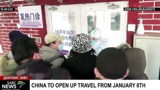 China to open up travel from January amid COVID-19