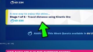 Stage 1 of 5 - Travel distance using Kinetic Ore