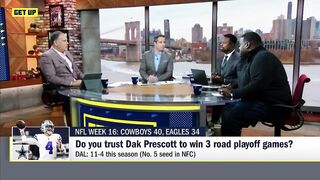 Dak Prescott will have to win 3️⃣ road playoff games...Can he do it ⁉️ | Get Up