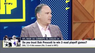 Dak Prescott will have to win 3️⃣ road playoff games...Can he do it ⁉️ | Get Up