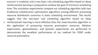 Optimal Design of Flexible Job Shop Scheduling Under Resource Preemption Based on Deep Reinforcement