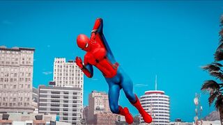 GTA 5 Spiderman Ragdolls Moments Compilation(Euphoria Physics,Jump,Funy Moments)6 #gta5#ragdolls#gta