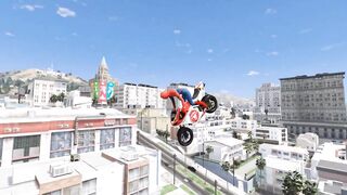 GTA 5 Spiderman Ragdolls Moments Compilation(Euphoria Physics,Jump,Funy Moments)6 #gta5#ragdolls#gta