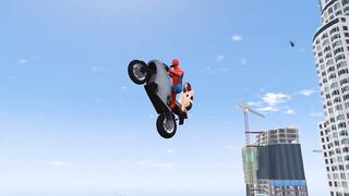 GTA 5 Spiderman Ragdolls Moments Compilation(Euphoria Physics,Jump,Funy Moments)6 #gta5#ragdolls#gta