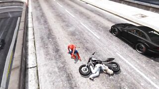 GTA 5 Spiderman Ragdolls Moments Compilation(Euphoria Physics,Jump,Funy Moments)6 #gta5#ragdolls#gta