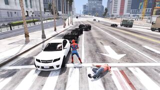 GTA 5 Spiderman Ragdolls Moments Compilation(Euphoria Physics,Jump,Funy Moments)6 #gta5#ragdolls#gta