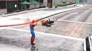 GTA 5 Spiderman Ragdolls Moments Compilation(Euphoria Physics,Jump,Funy Moments)6 #gta5#ragdolls#gta