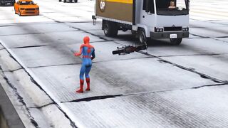 GTA 5 Spiderman Ragdolls Moments Compilation(Euphoria Physics,Jump,Funy Moments)6 #gta5#ragdolls#gta