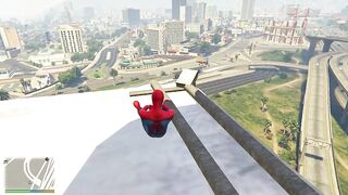 GTA 5 Spiderman Ragdolls Moments Compilation ( Euphoria Physics, Fails, Jumps, Funny Moments ) #19