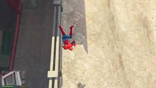 GTA 5 Spiderman Ragdolls Moments Compilation ( Euphoria Physics, Fails, Jumps, Funny Moments ) #19