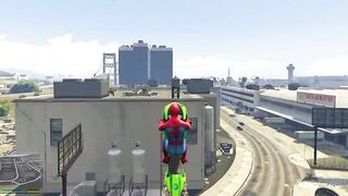 GTA 5 Spiderman Ragdolls Moments Compilation ( Euphoria Physics, Fails, Jumps, Funny Moments ) #19