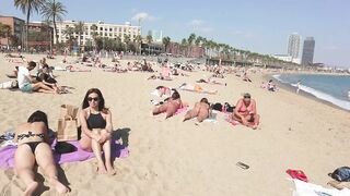 Spain's Best Beaches - Amazing Barcelona Beach Walk #8