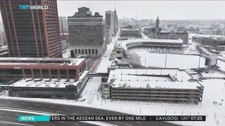 Travel misery grinds on as US digs out from deadly superstorm