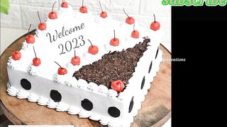 New year cake designs// cake models for new year // @newcreations