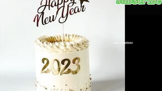 New year cake designs// cake models for new year // @newcreations