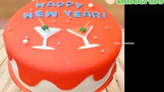 New year cake designs// cake models for new year // @newcreations