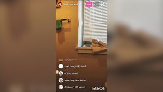 6lue Cocaine Instagram live twerk