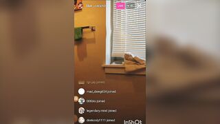 6lue Cocaine Instagram live twerk