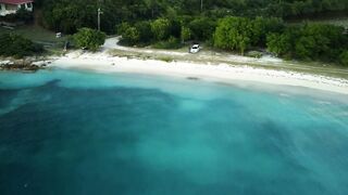 Beach in Johnson's Point #DJI #DJI mini 2 #Beach #Antigua and Barbuda #Paradise