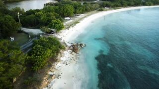 Beach in Johnson's Point #DJI #DJI mini 2 #Beach #Antigua and Barbuda #Paradise