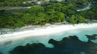 Beach in Johnson's Point #DJI #DJI mini 2 #Beach #Antigua and Barbuda #Paradise