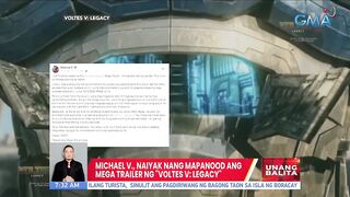 Michael V., naiyak nang mapanood ang mega trailer ng "Voltes V: Legacy" | UB