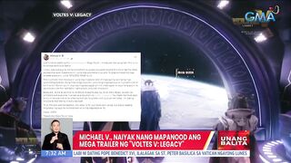 Michael V., naiyak nang mapanood ang mega trailer ng "Voltes V: Legacy" | UB