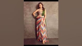 Bollywood celebrity Shilpa Shetty gorgeous saree look #shorts #viral